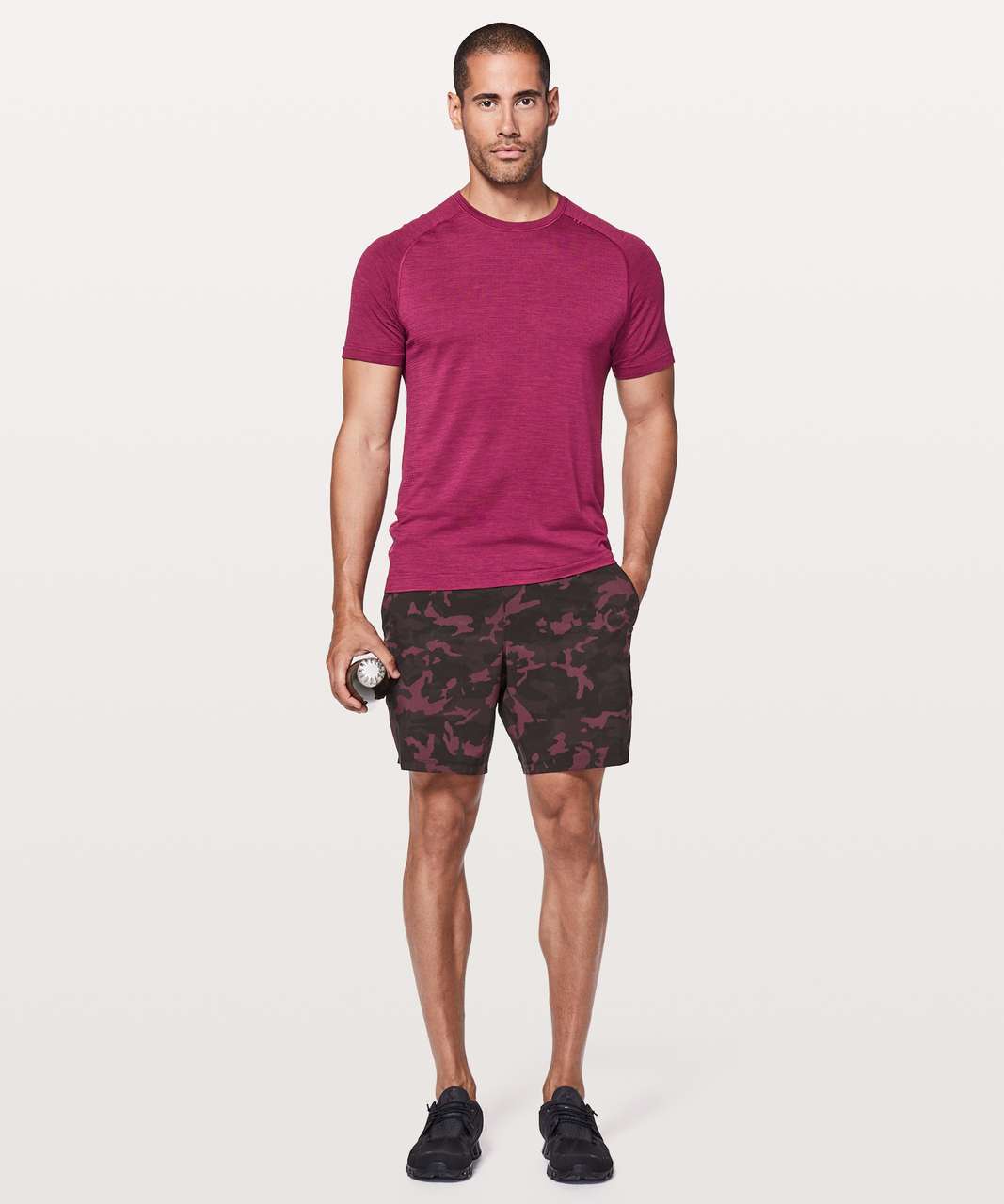 lululemon red shorts mens