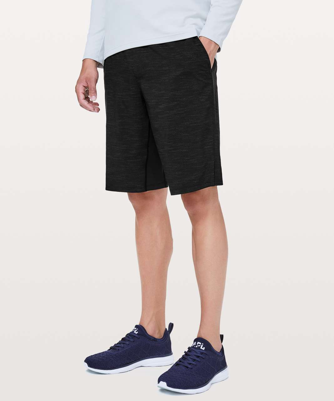 Lululemon T.H.E. Short *Linerless 11 Updated - All Court Texture Deep Coal  Black - lulu fanatics