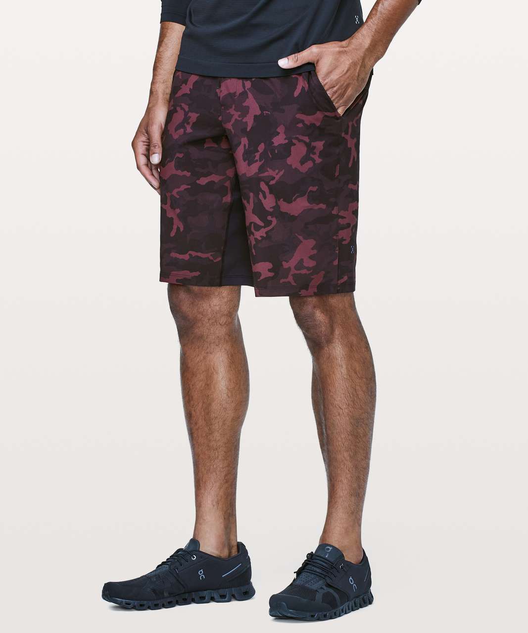 Lululemon T.H.E. Short *Linerless 11" Updated - Incognito Camo Red Multi