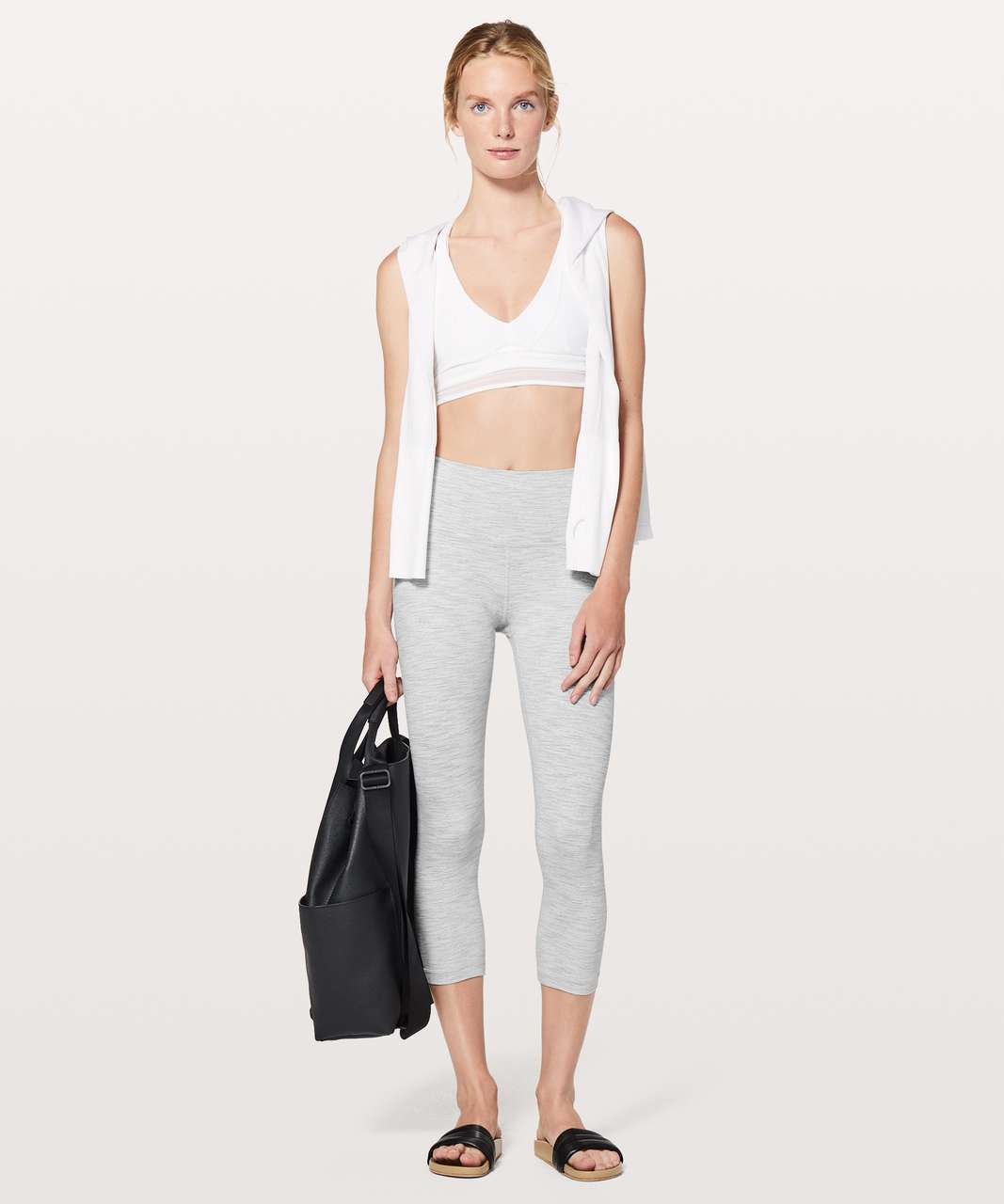 Lululemon Wunder Under Crop (Hi-Rise) - Wee Are From Space Nimbus