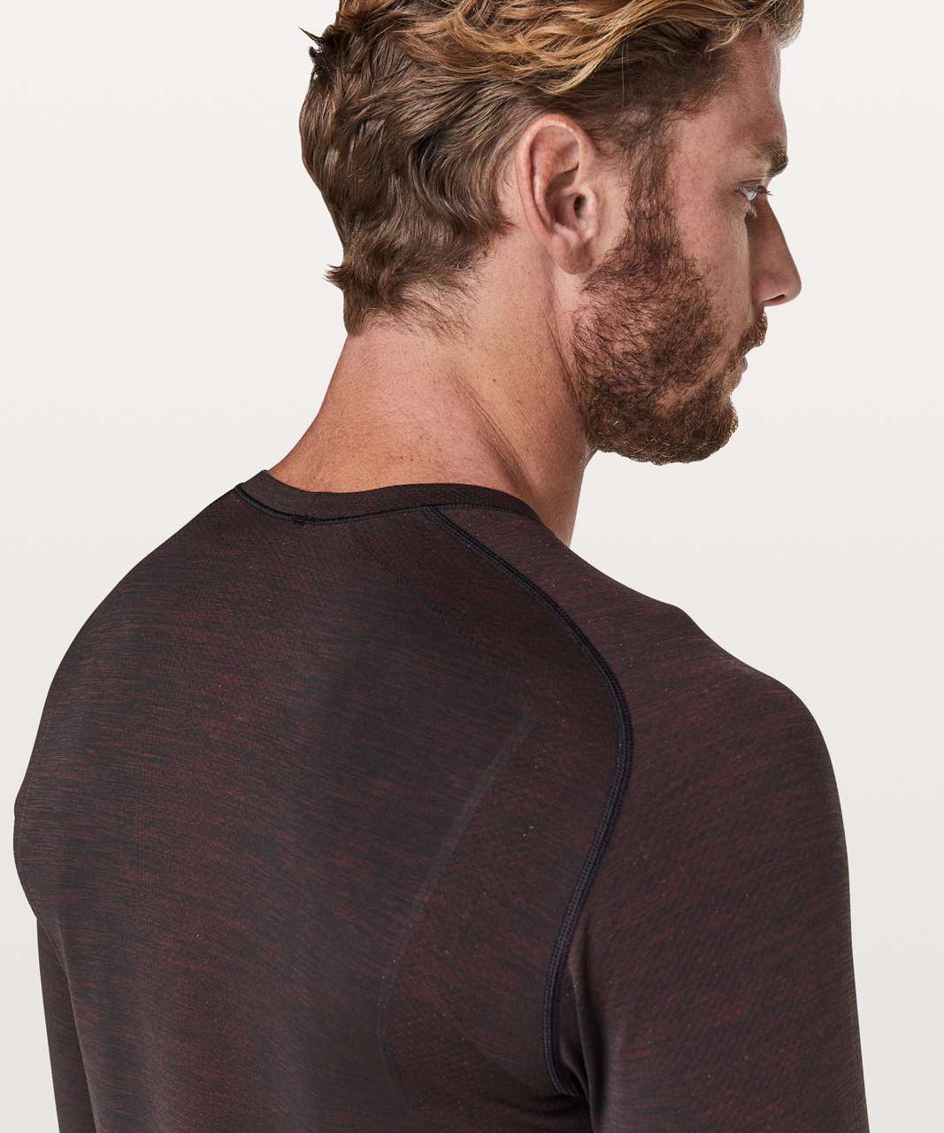 Lululemon Metal Vent Tech Long Sleeve - Cassis / Black