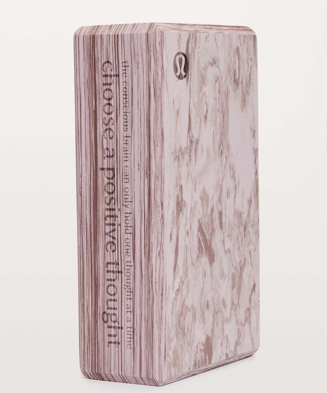 Lululemon Lift & Lengthen Yoga Block - Smoky Blush / Misty Mocha