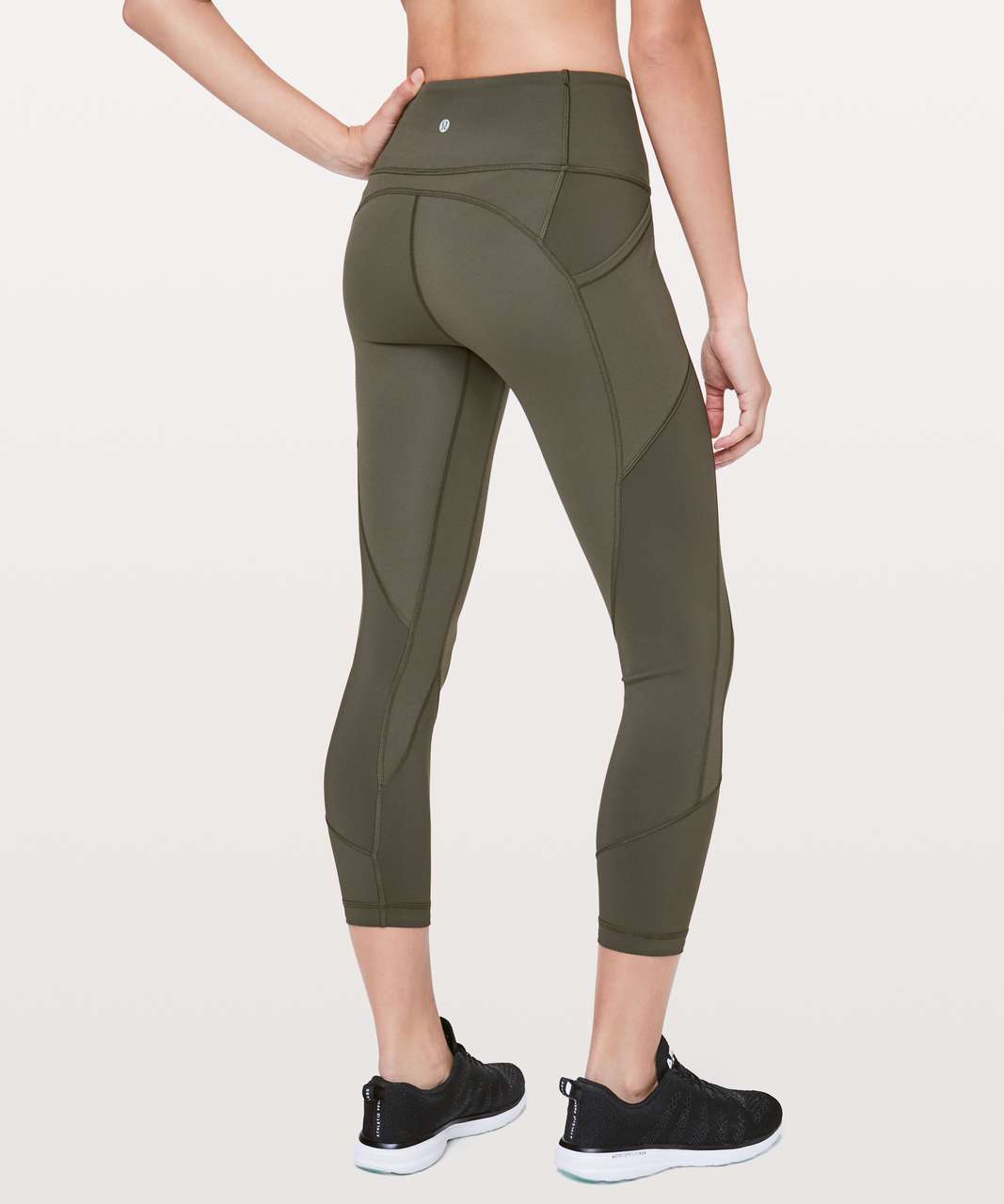 Lululemon All The Right Places Crop II *23" - Dark Olive