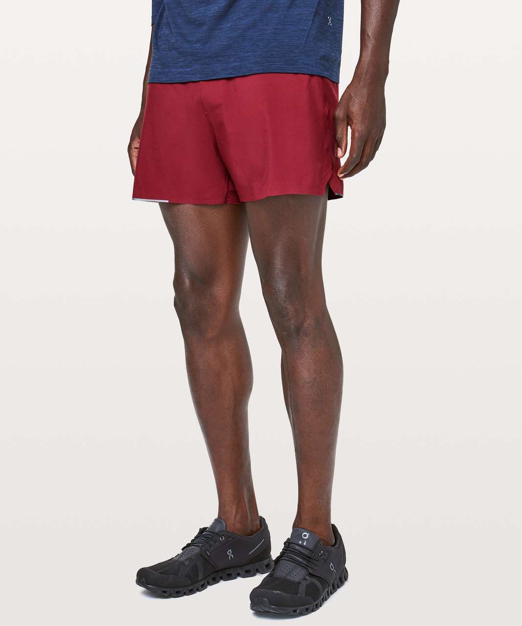 Lululemon Surge Lined Short 4 - Sport Red - lulu fanatics