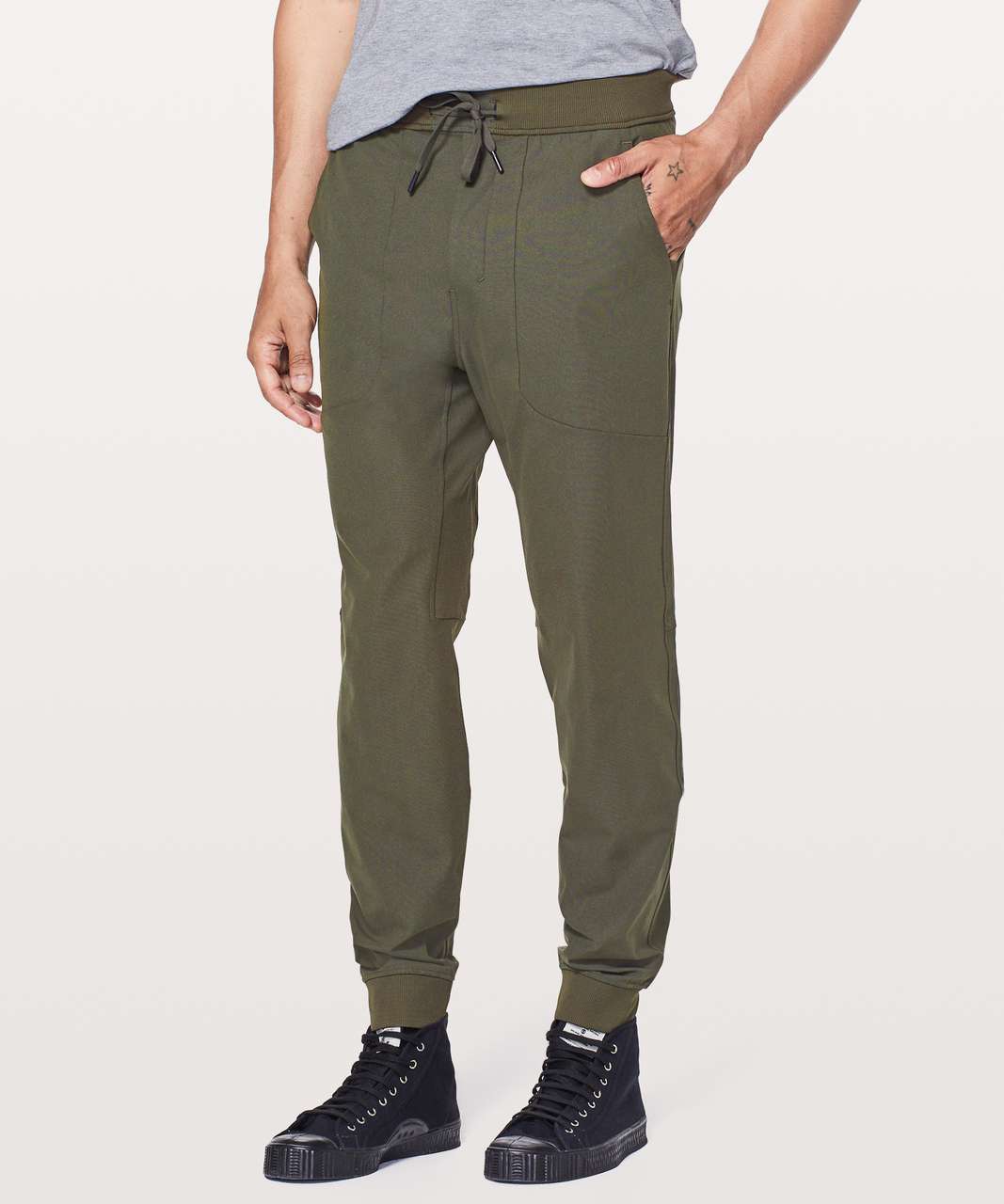 Buy Mens Lululemon Trousers Online Discount - Dark Olive ABC