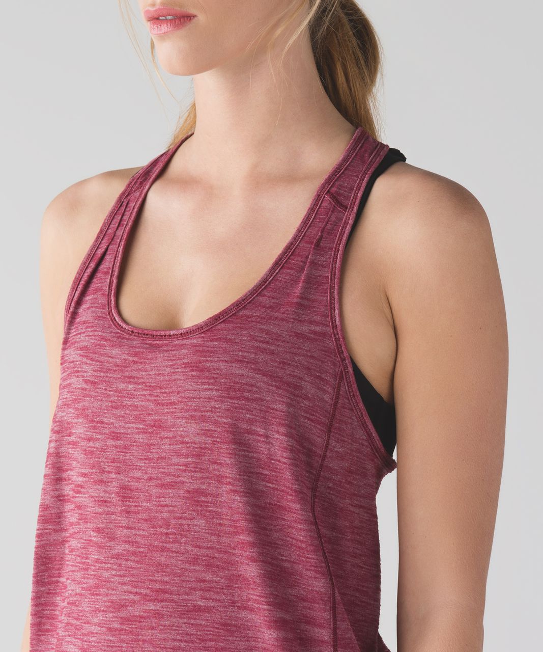 Lululemon Hotwave Tank - Heathered Rosewood