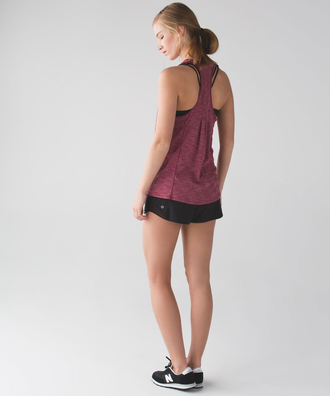 Lululemon Hotwave Tank - Heathered Rosewood