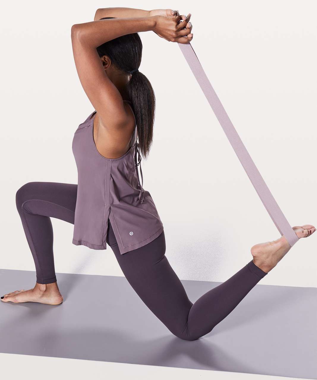 Lululemon No Limits Stretching Strap - Smoky Blush