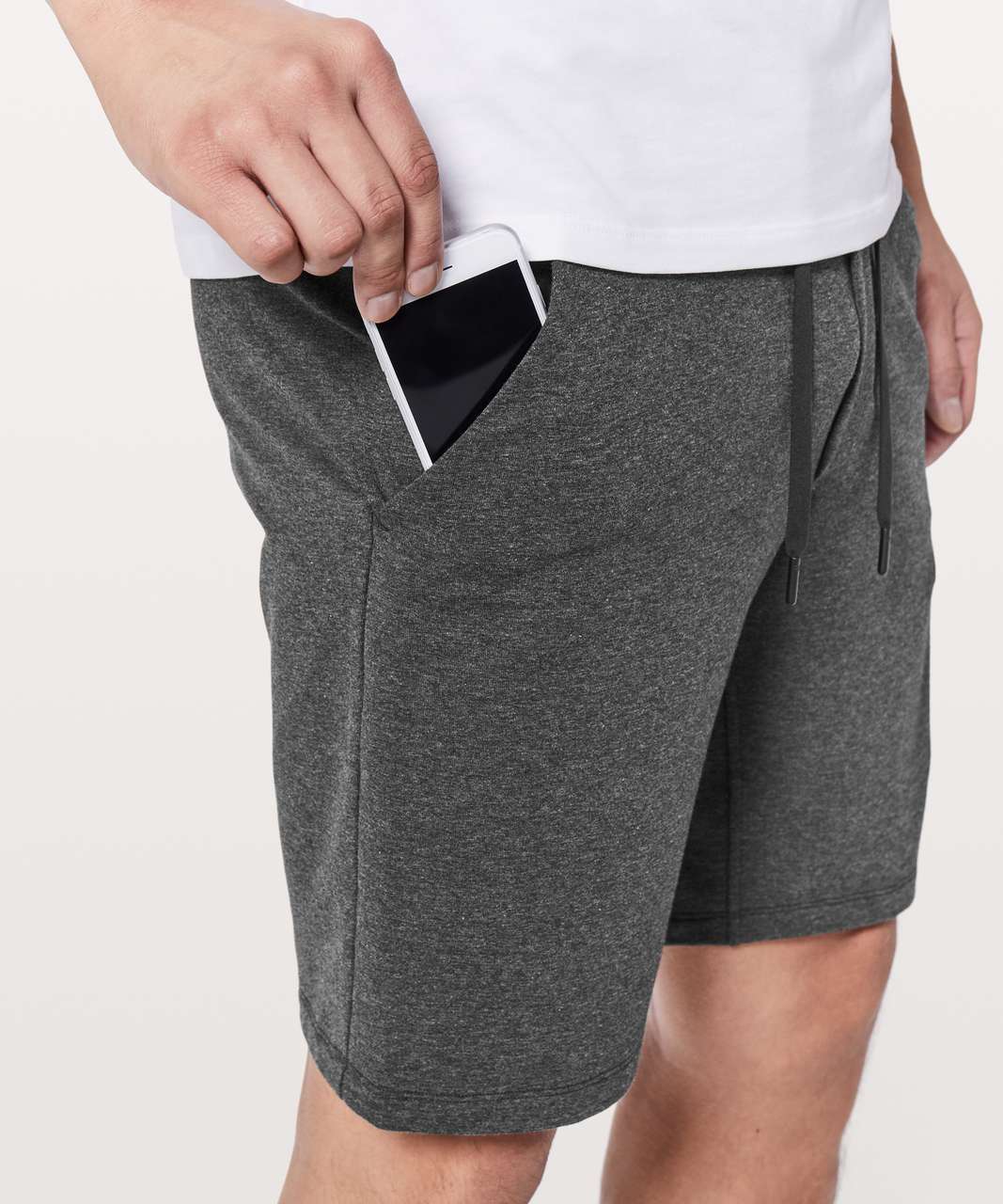 Lululemon City Sweat Short *9.5 - Heathered Black - lulu fanatics