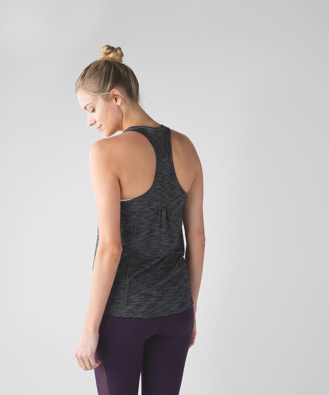 Lululemon Hotwave Tank - Heathered Black