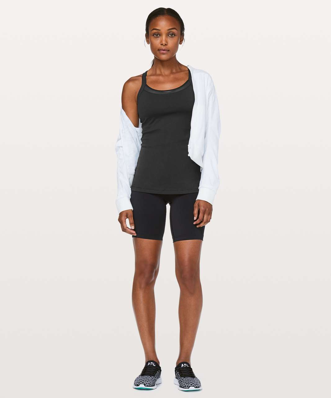 Lululemon Rally Your Heart Tank - Black - lulu fanatics