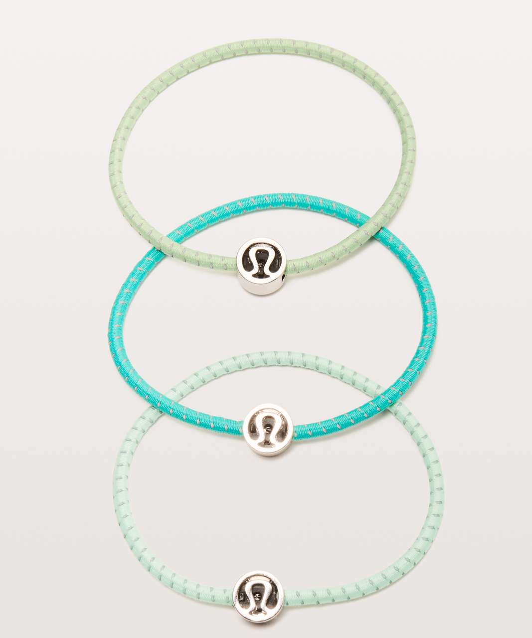 Lululemon Glow On Hair Ties - Toothpaste / Bali Breeze / Citra Lime