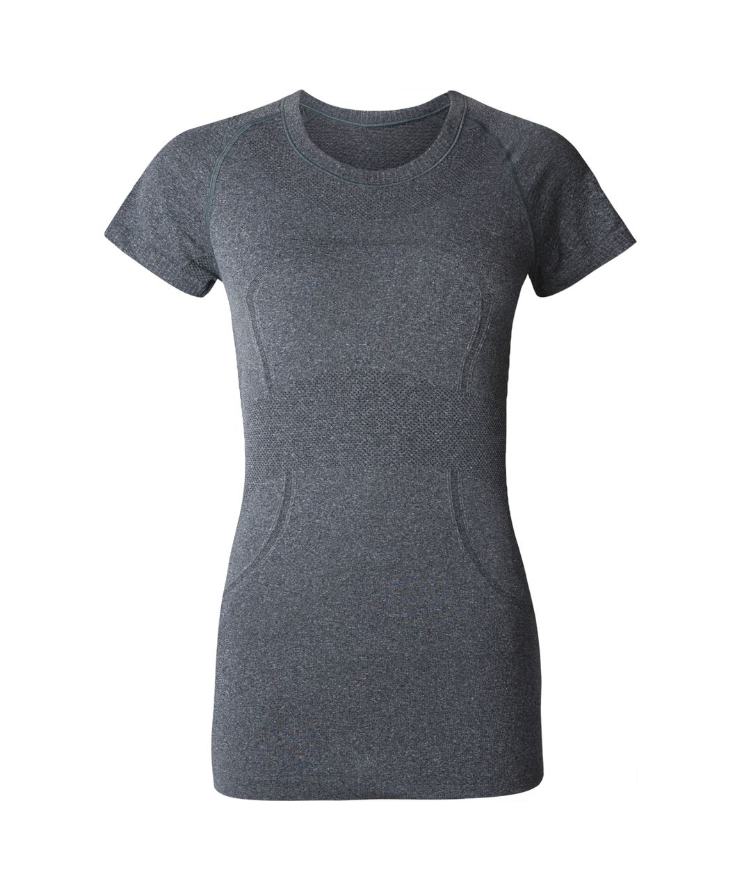 Lululemon Swiftly Tech Short Sleeve Crew - Heathered Black