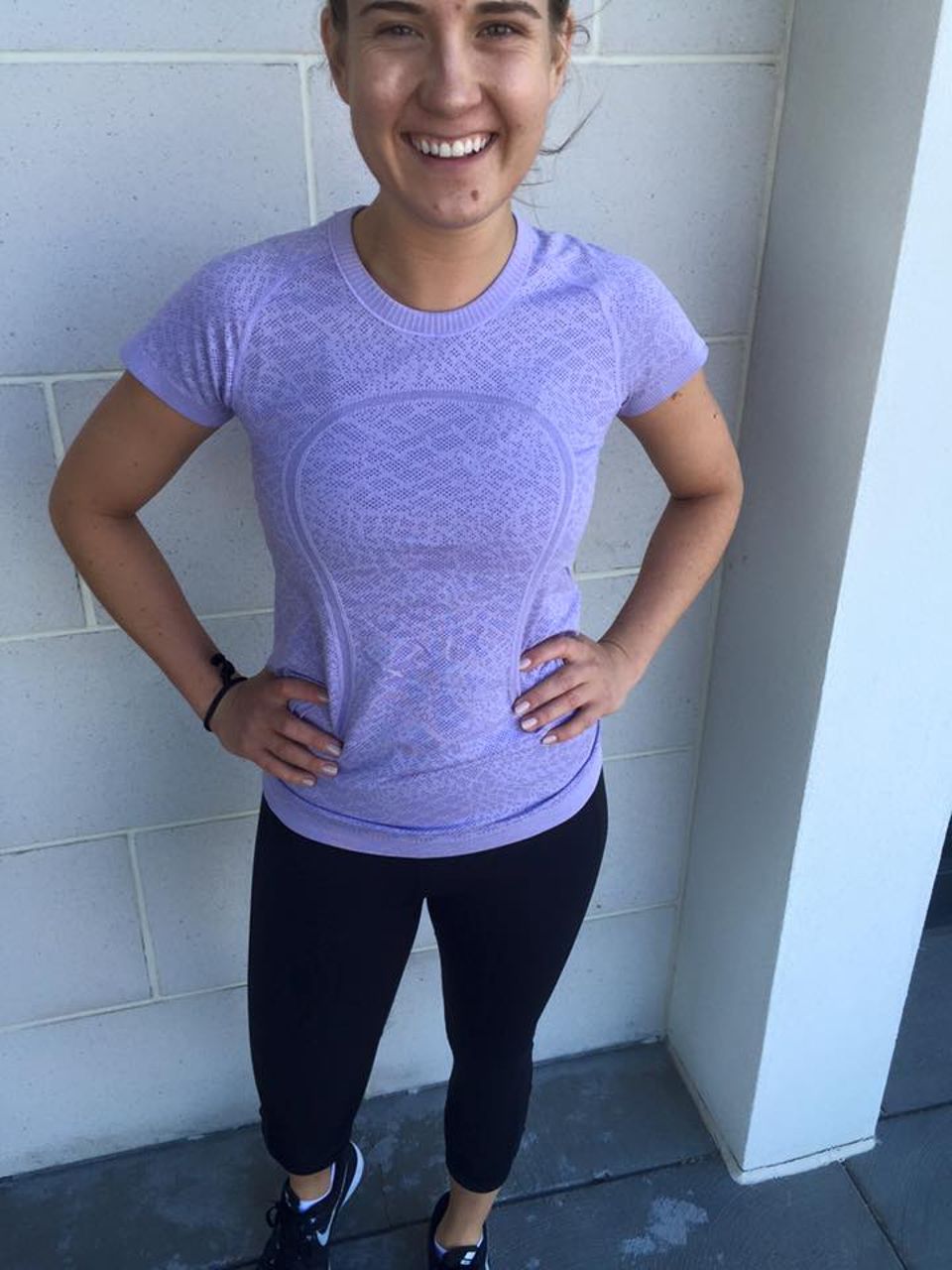 Lululemon Swiftly Tech Short Sleeve Crew - Heathered Lilac