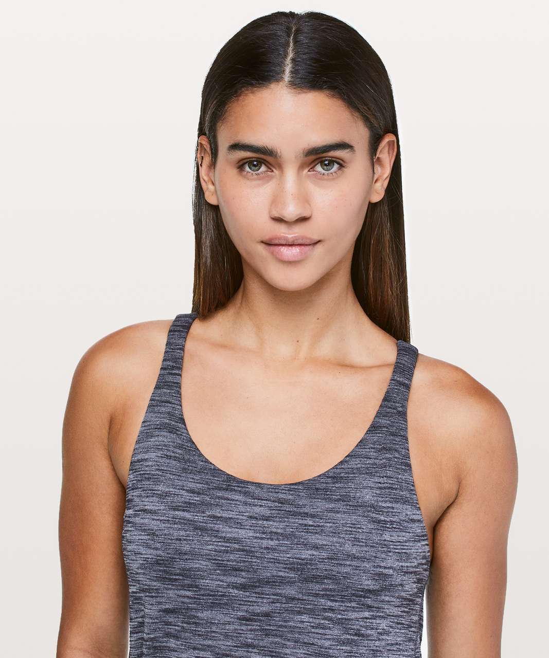 Lululemon Moment To Movement 2-In-1 Tank - Heathered Black / Black