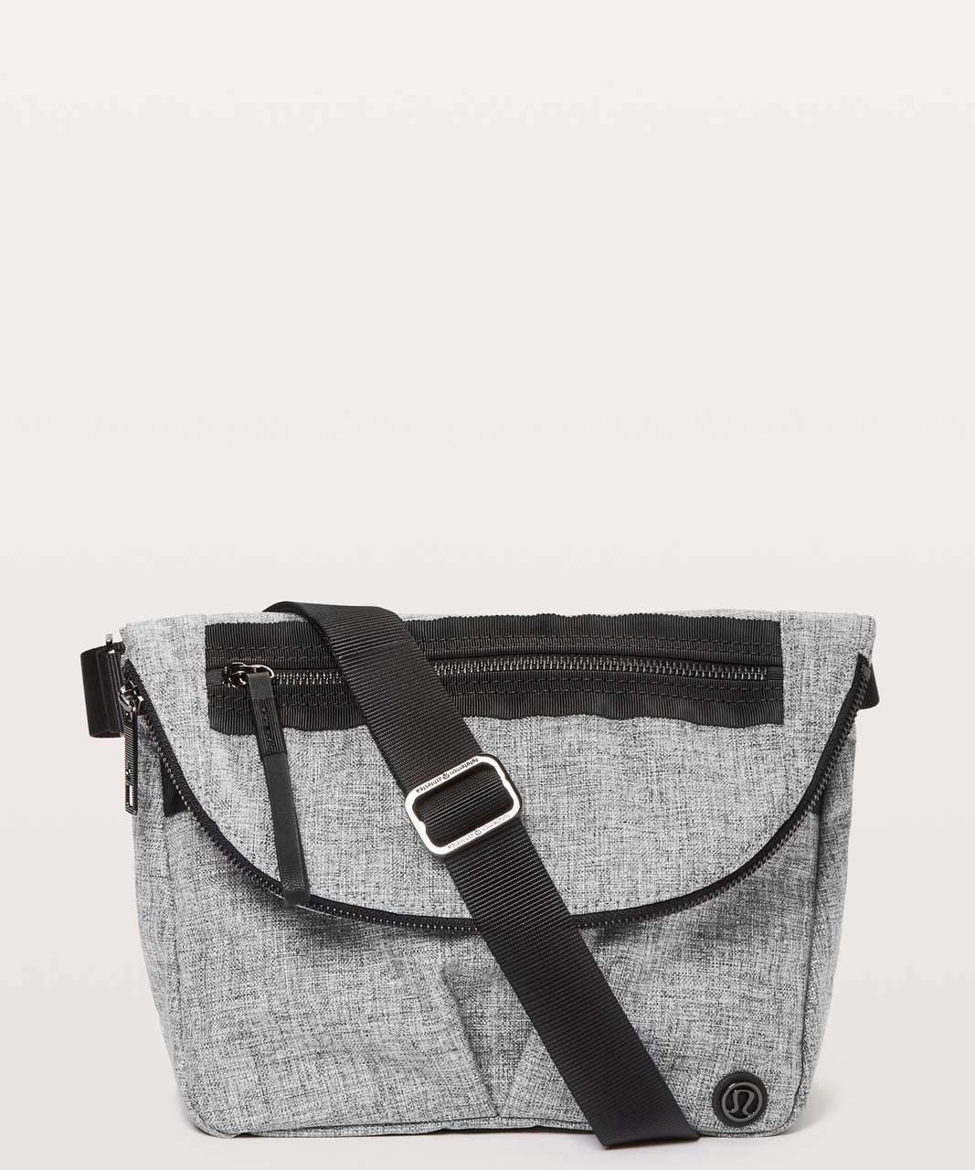 Lululemon Festival Shoulder Strap - Black / White - lulu fanatics