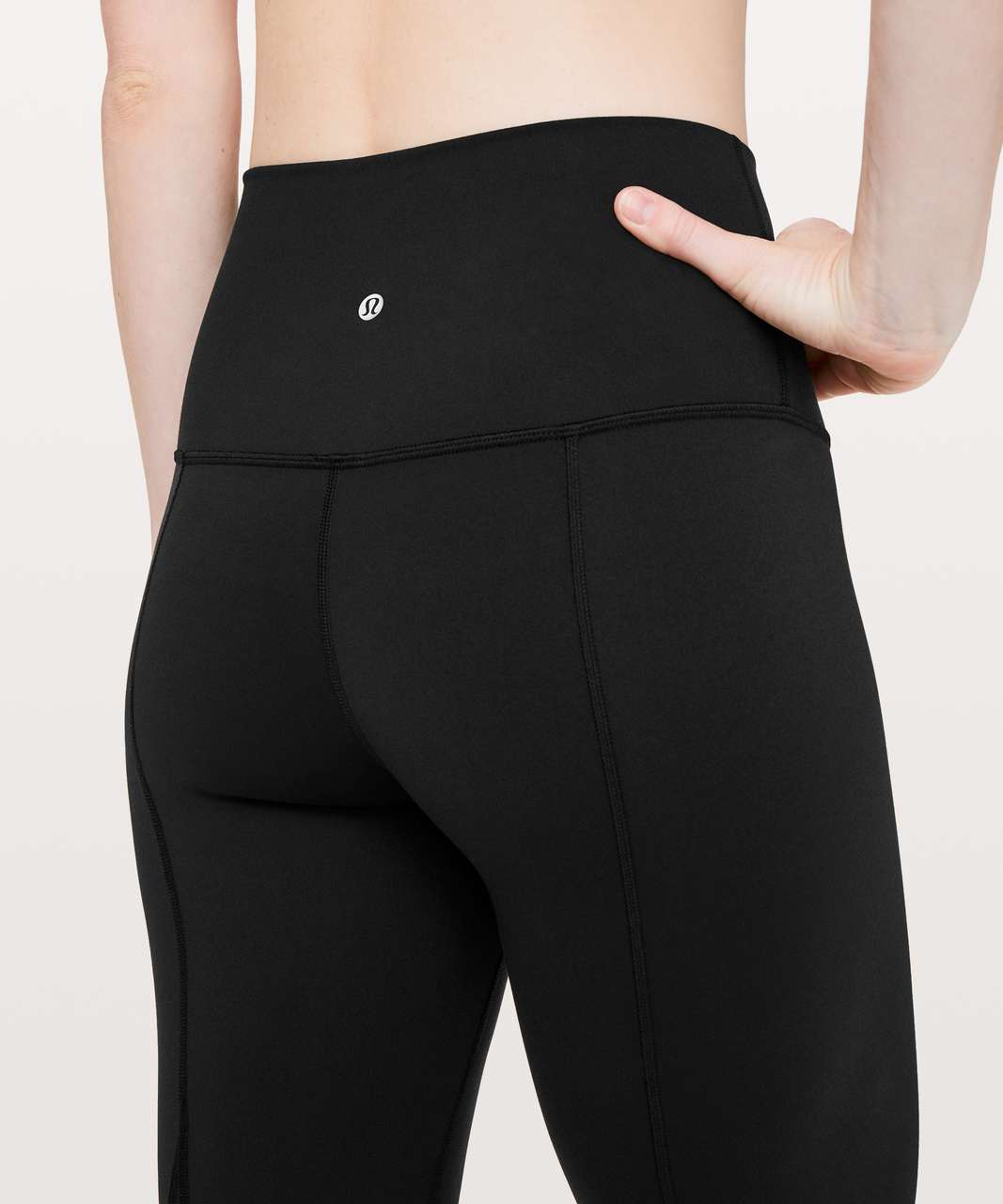 Lululemon Wunder Under Crop II (Special Edition) *Scallop 23 - Black -  lulu fanatics