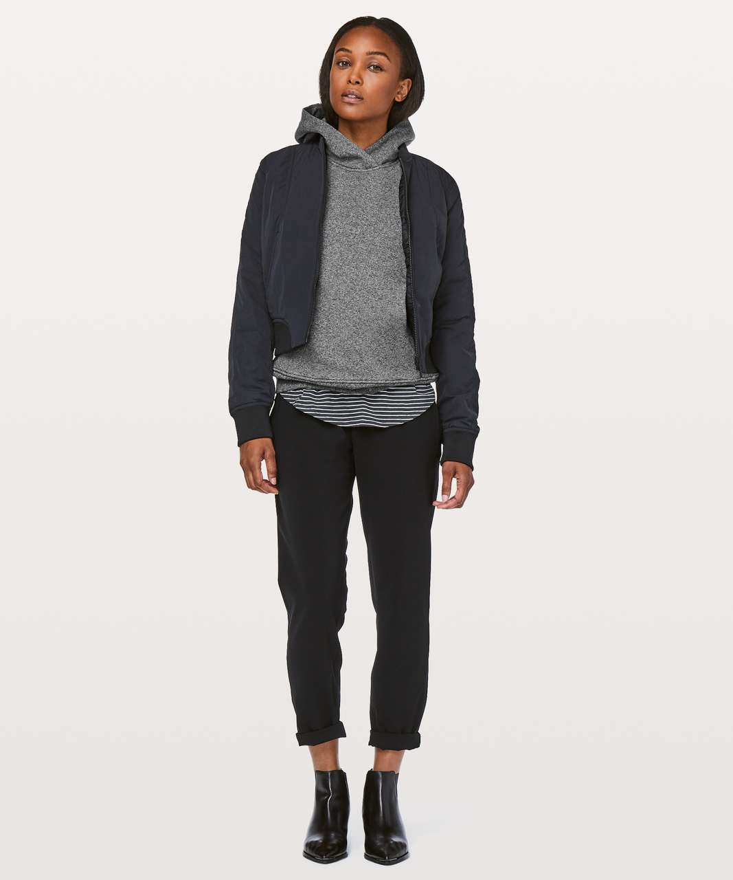 Lululemon Scuba Pullover - Washed Blue Charcoal (First Release