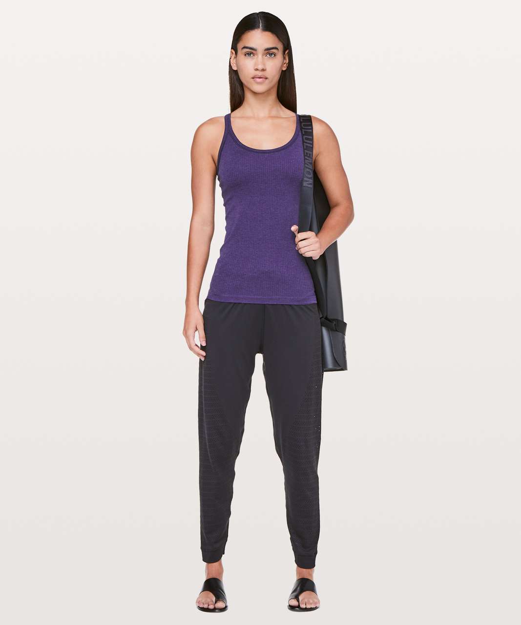 Lululemon Ebb To Street Tank II - Dark Court Purple - lulu fanatics