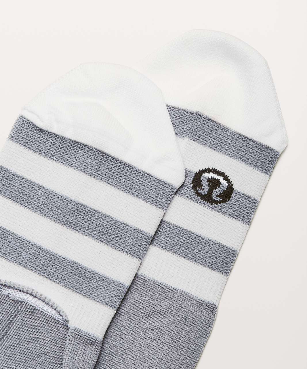 Lululemon Secret Sock - Arctic Grey / White