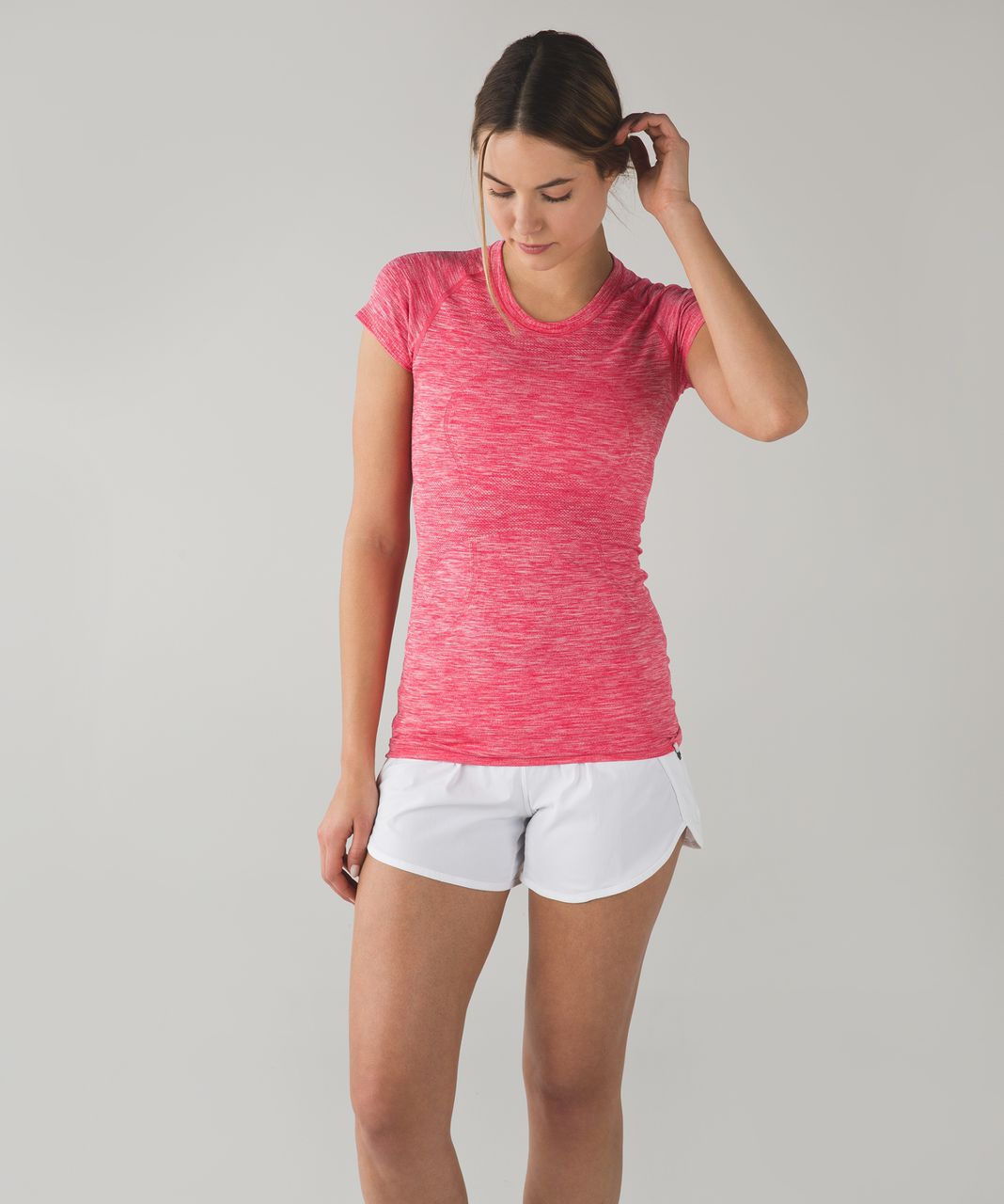 Lululemon Swiftly Tech Short Sleeve Crew - Heathered Boom Juice