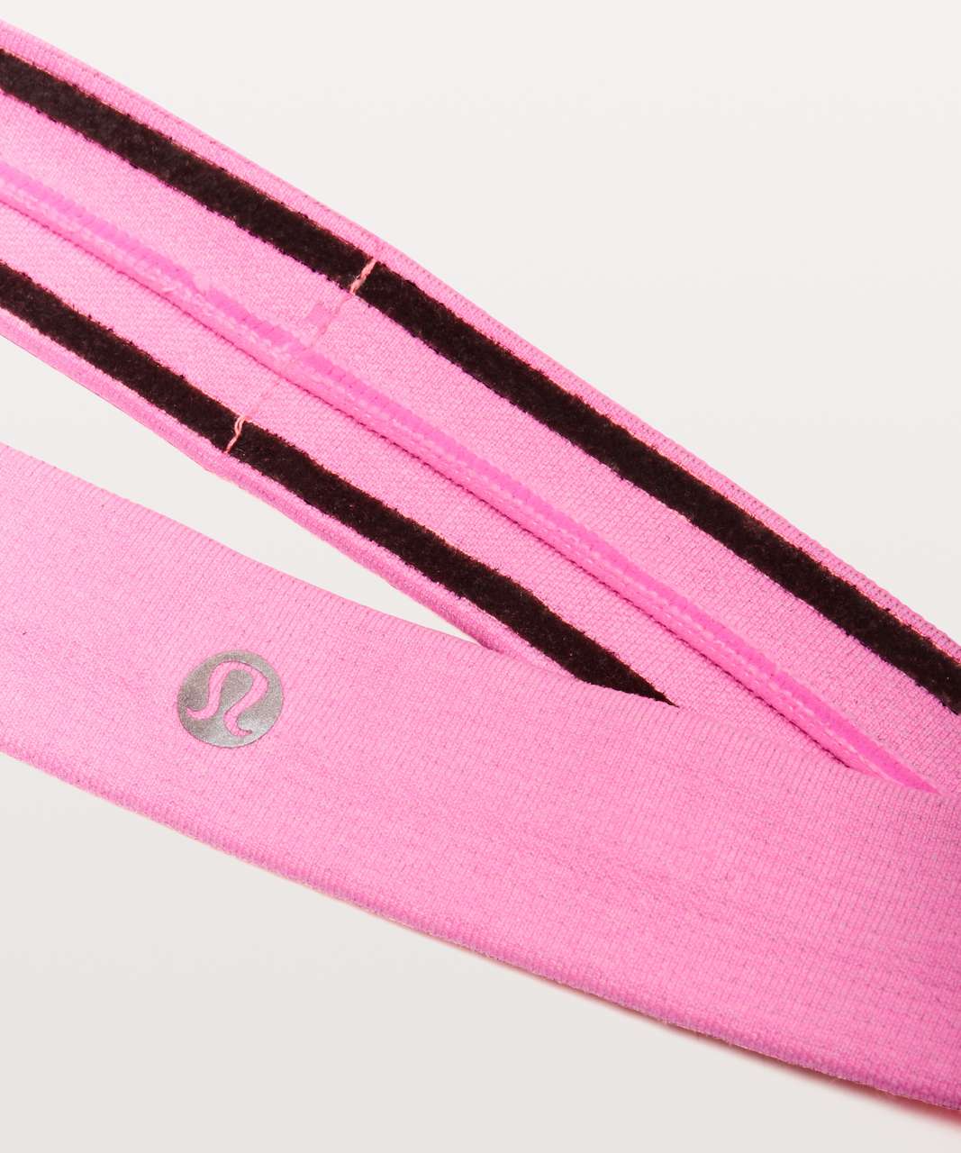 Lululemon Cardio Cross Trainer Headband - Zing Pink Light / White