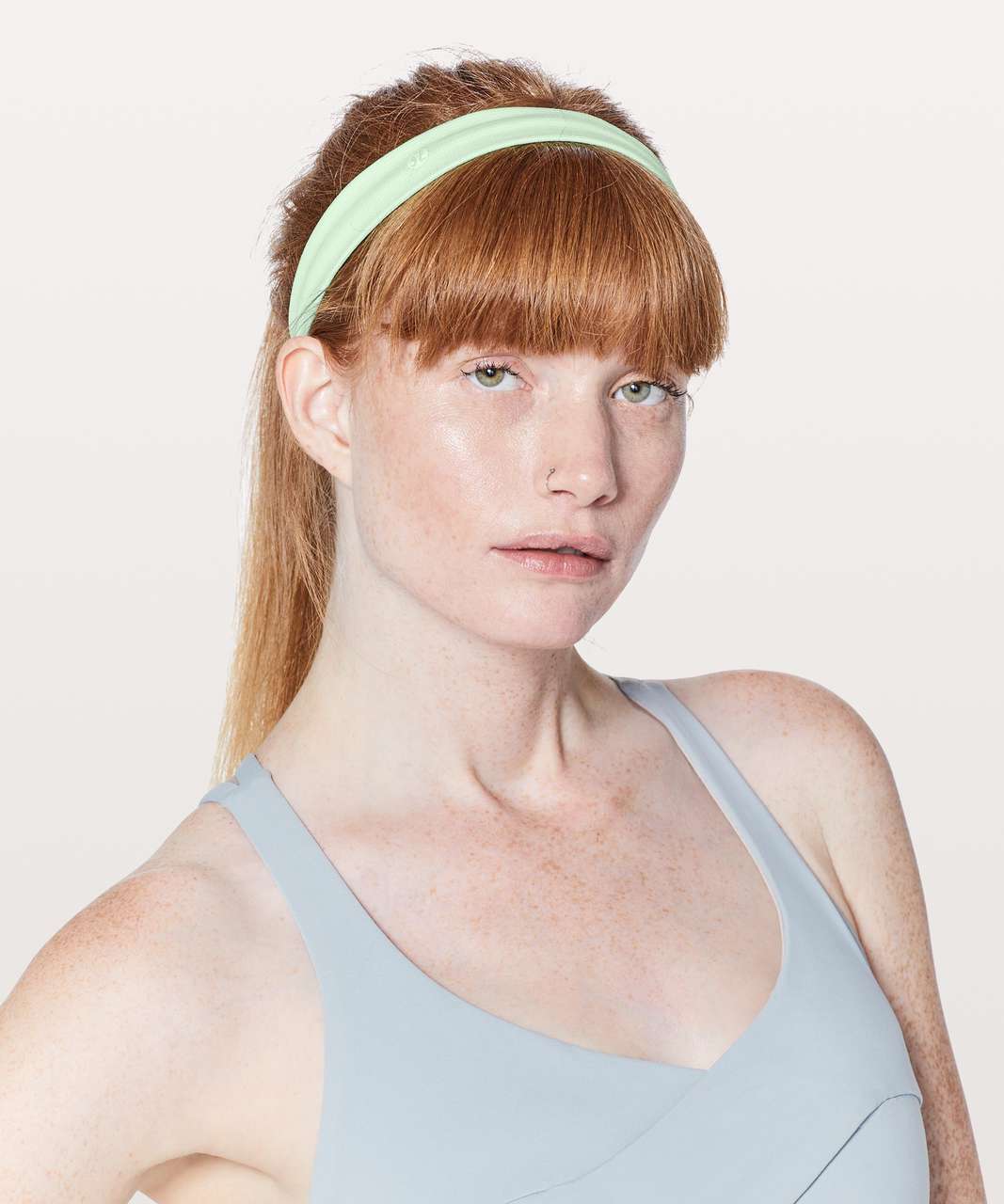 Lululemon Cardio Cross Trainer Headband - Citra Lime / White