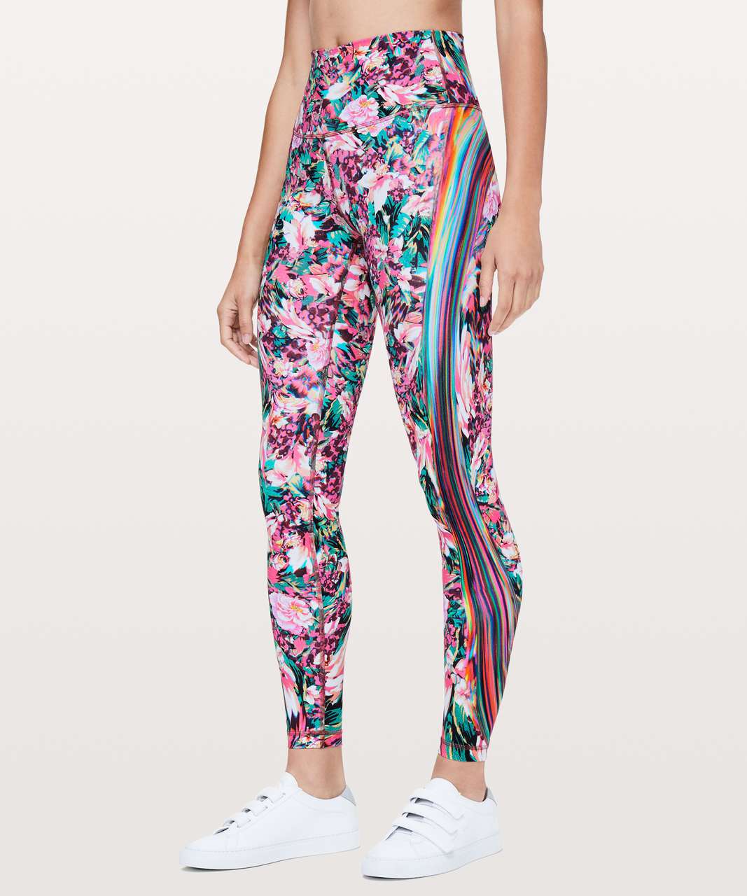 Lululemon Wunder Under Hi-Rise Tight *Nulux 28 - Spectrum Wunder Under  Nulux White Black - lulu fanatics