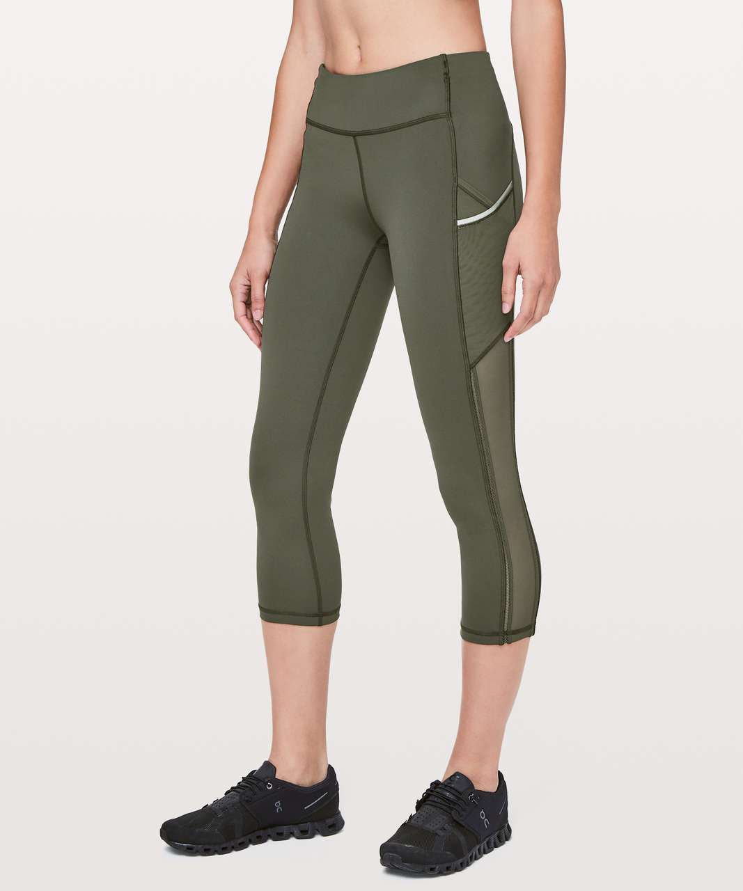 Lululemon Speed Up 7/8 Tight - Evergreen Camo Green Multi - lulu fanatics