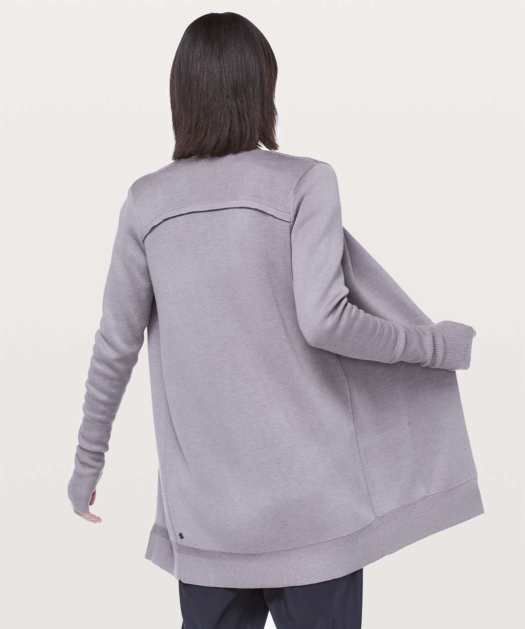 Lululemon City Street Cardigan - Mystique / Heathered Mystique