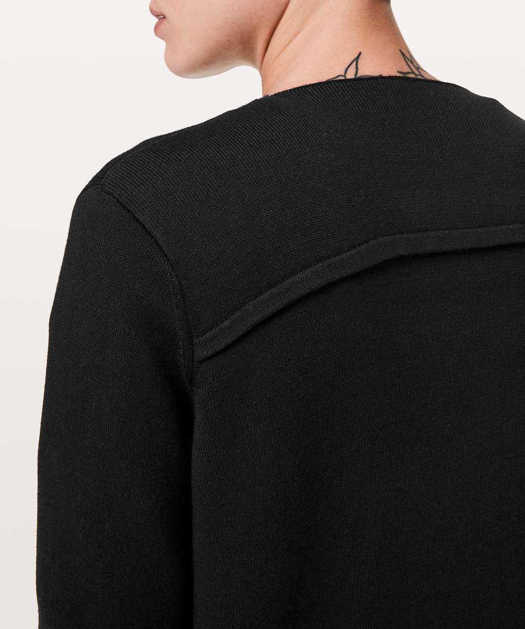 Lululemon City Street Cardigan - Black / Heathered Black