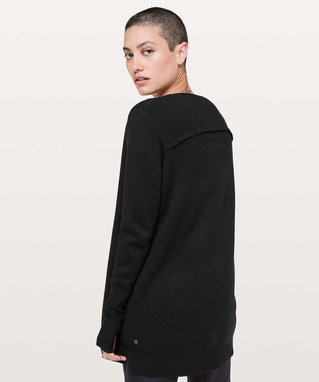 Lululemon City Street Cardigan - Black / Heathered Black