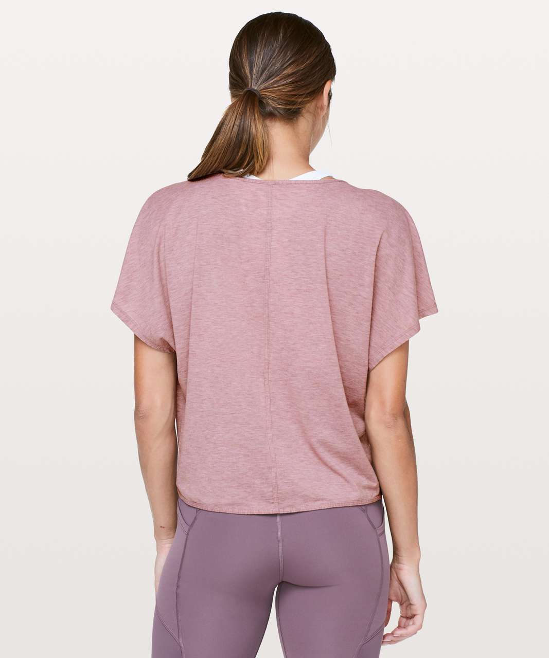 Lululemon Cruise The Circuits Short Sleeve - Heathered Vintage Mauve