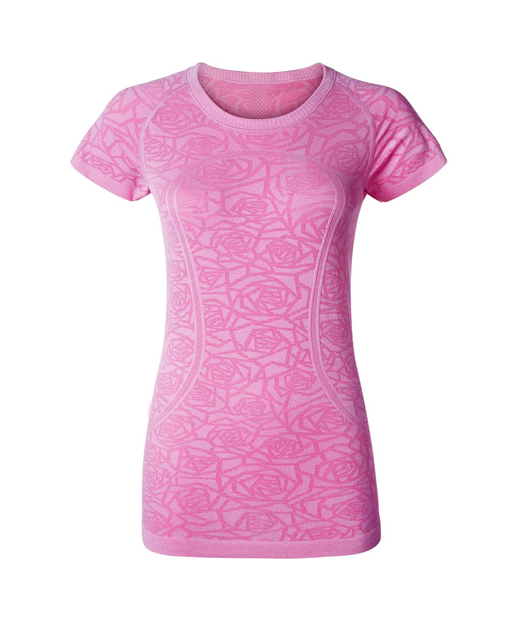 Lululemon Swiftly Tech Short Sleeve Crew - Heathered Pink Paradise