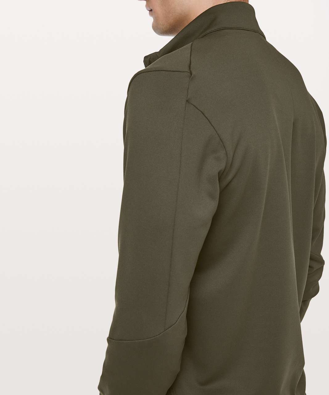 Lululemon Division Track Jacket - Dark Olive - lulu fanatics