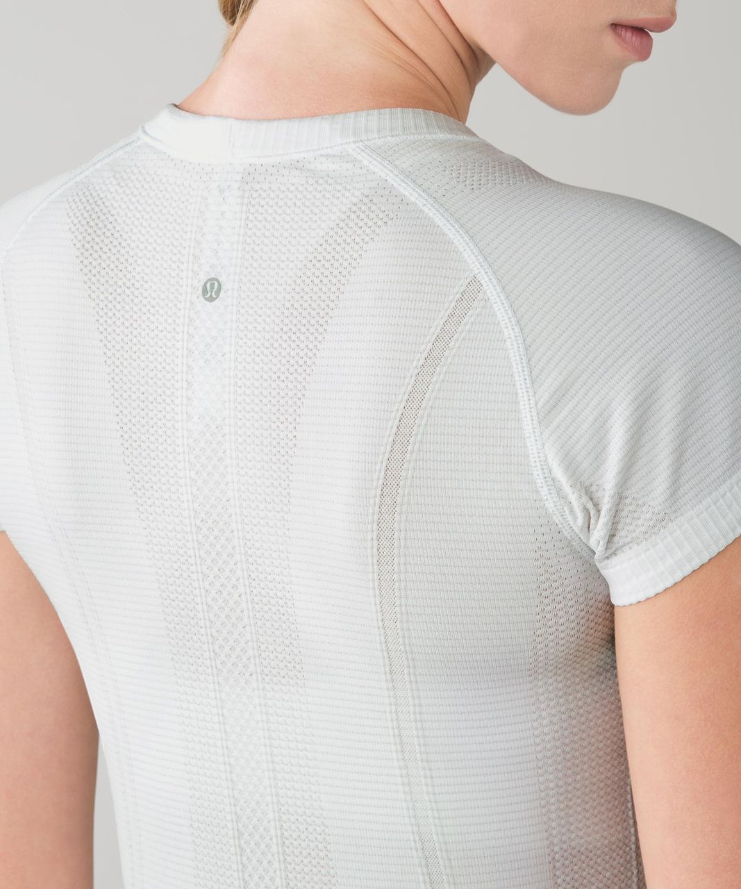 Lululemon Swiftly Tech Short Sleeve Crew - Heathered White