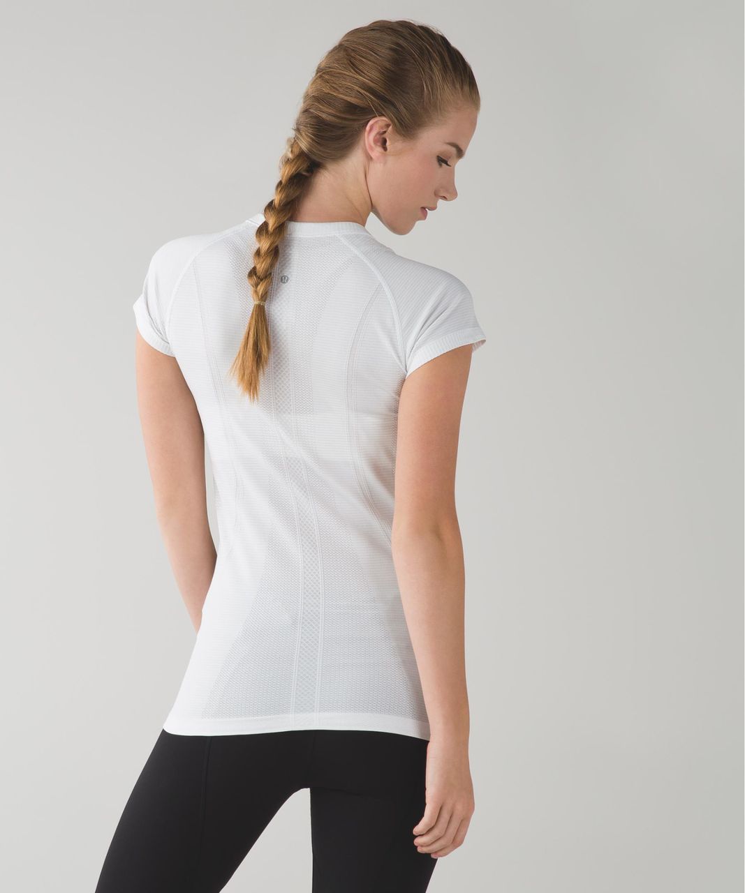 Lululemon Swiftly Tech Short Sleeve Crew - Heathered White - lulu