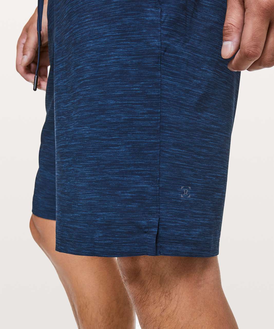 Lululemon T.H.E. Short *Nulux Liner 9" - Heather Allover Iron Blue True Navy