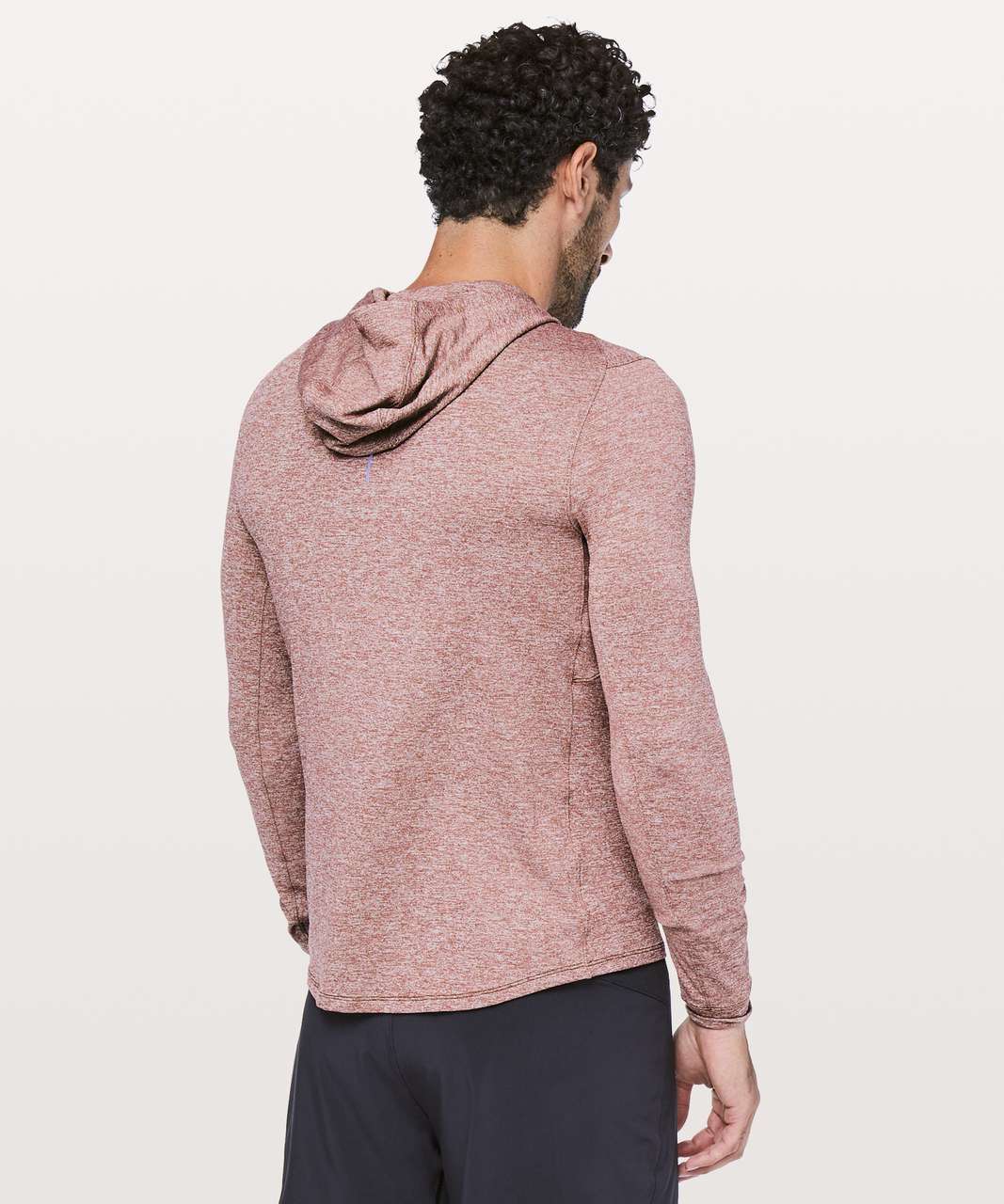 Lululemon Scuba Full-Zip Hoodie - Heathered Smoky Red - lulu fanatics