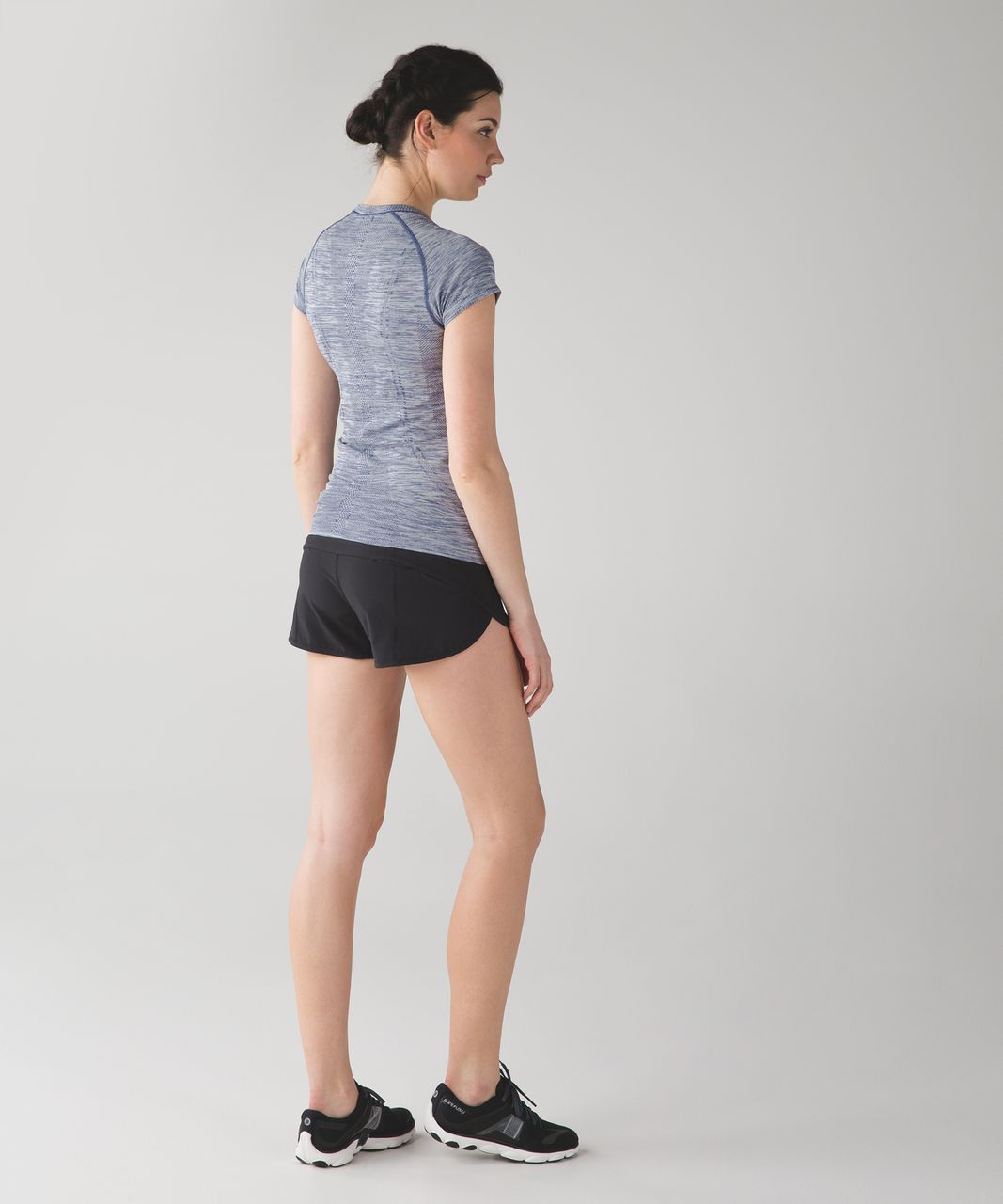 Lululemon Swiftly Tech Short Sleeve Crew - Heathered Hero Blue