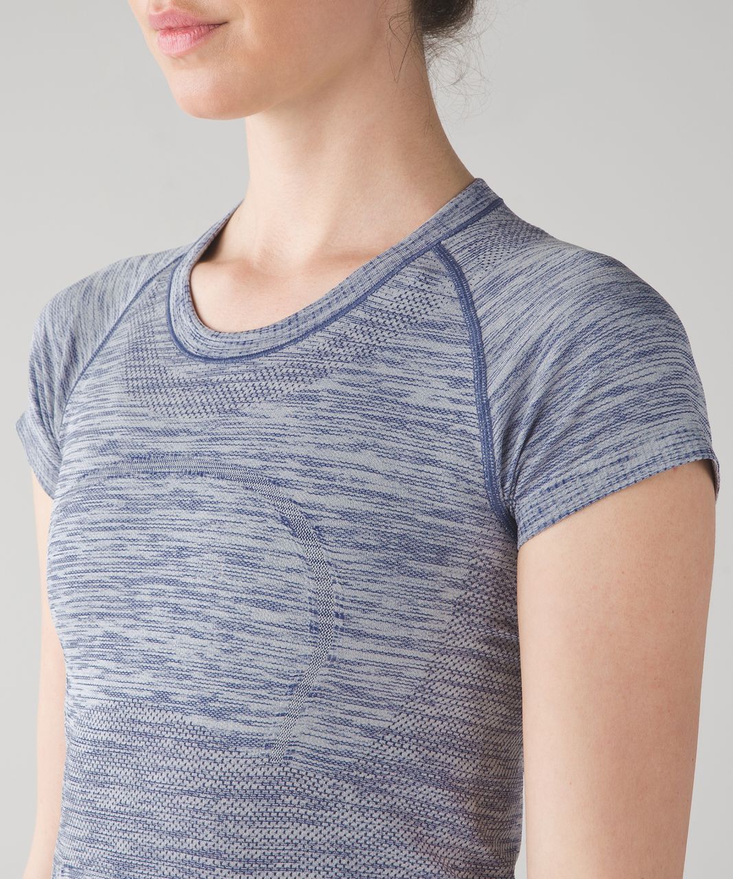 Lululemon Swiftly Tech Short Sleeve Crew - Heathered Hero Blue