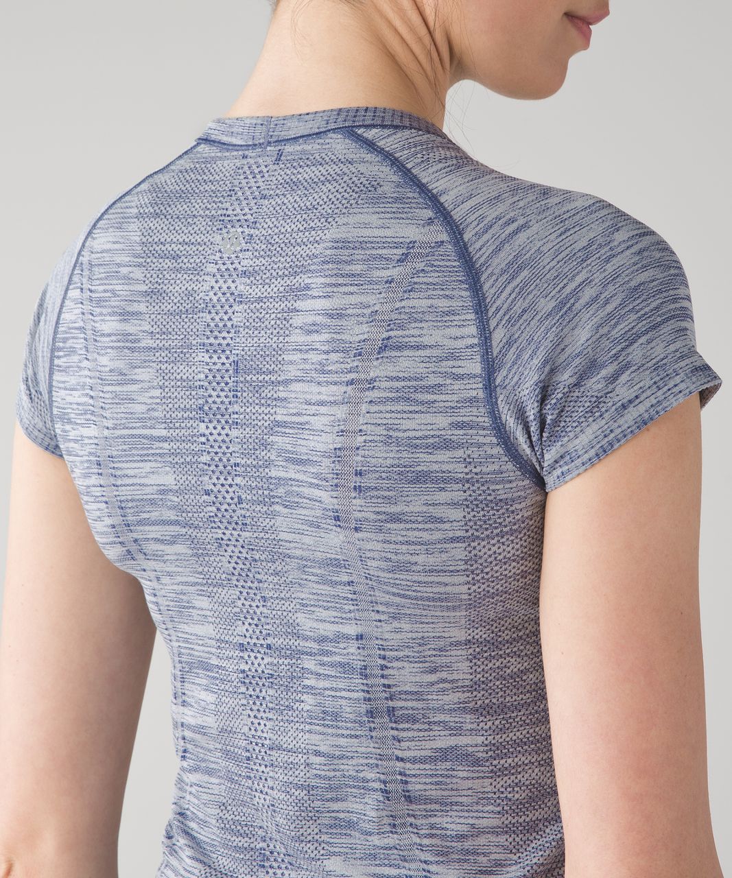 Lululemon Swiftly Tech Short Sleeve Crew - Heathered Hero Blue