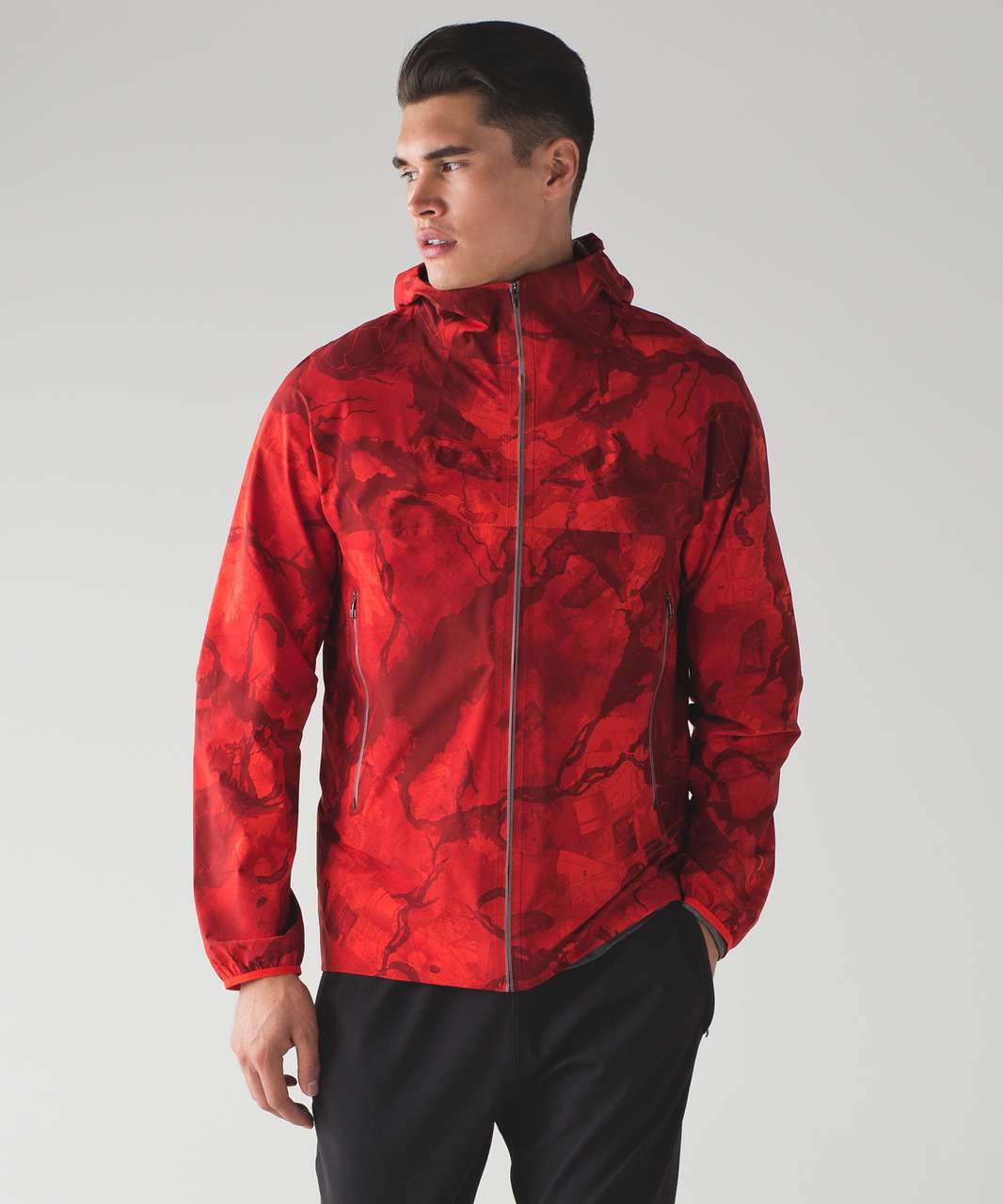 Lululemon Einn Shell - Mission Map Prince Red Magma