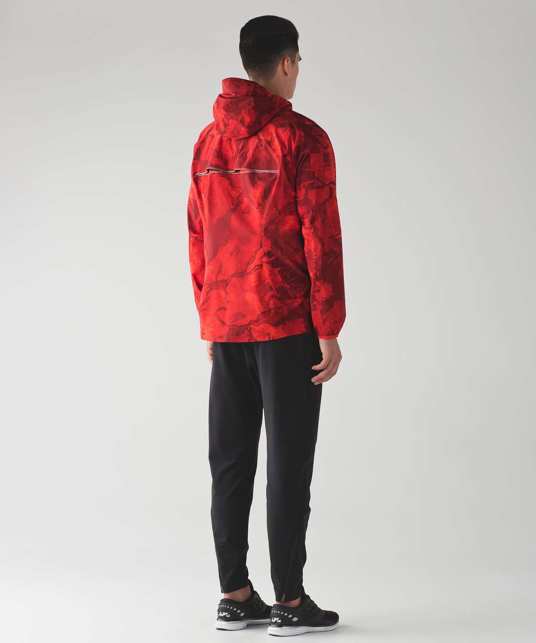 Lululemon Einn Shell - Mission Map Prince Red Magma