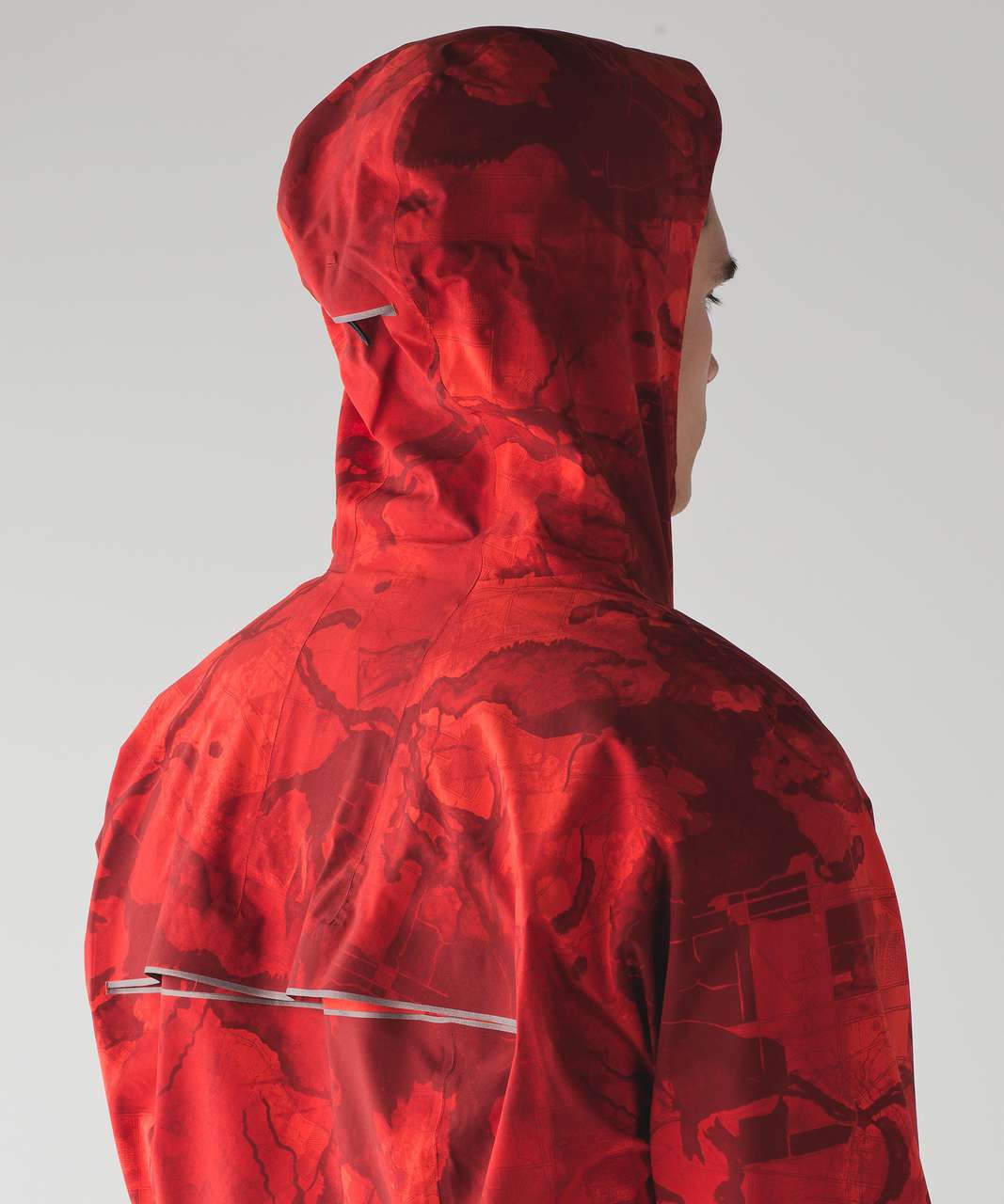 Lululemon Einn Shell - Mission Map Prince Red Magma