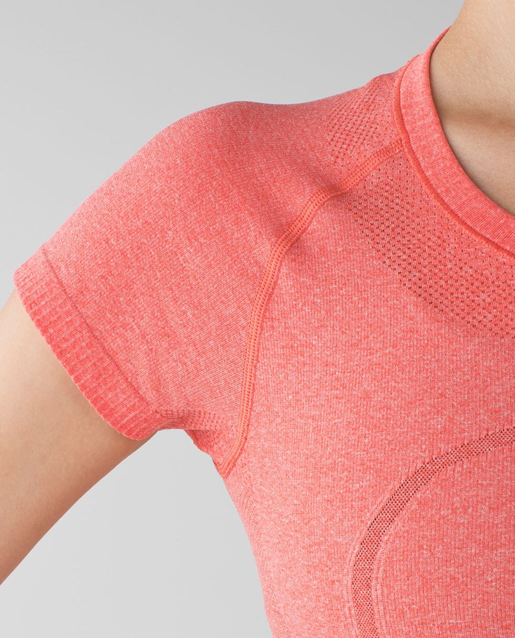 Lululemon Swiftly Tech Short Sleeve Crew - Heathered Alarming