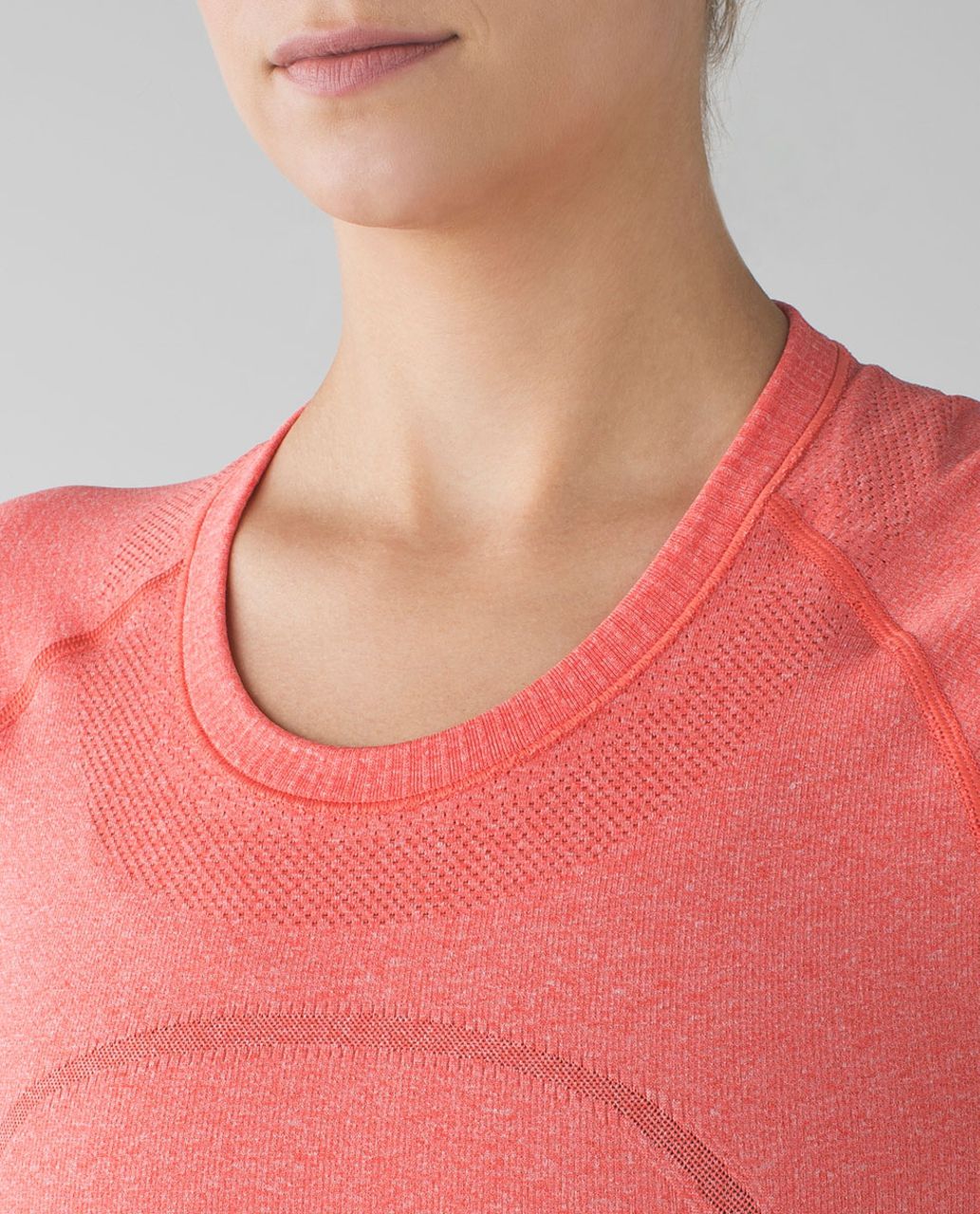 Lululemon Swiftly Tech Short Sleeve Crew - Heathered Alarming