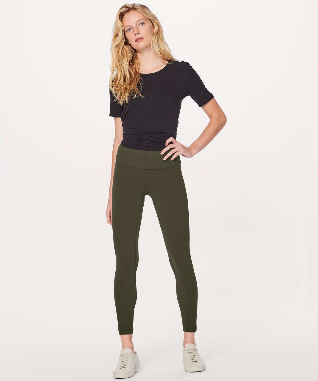 lululemon athletica, Pants & Jumpsuits, Nwt Lululemon Instill Leggings 25  Dark Olive