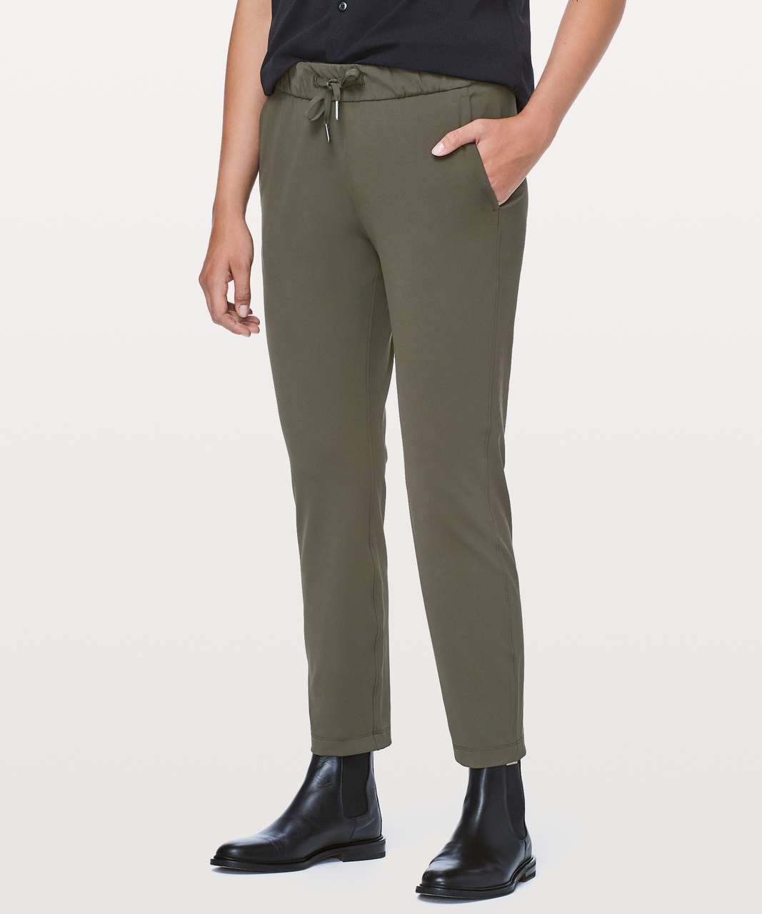 Lululemon On The Fly Pant Dark Olive Oil