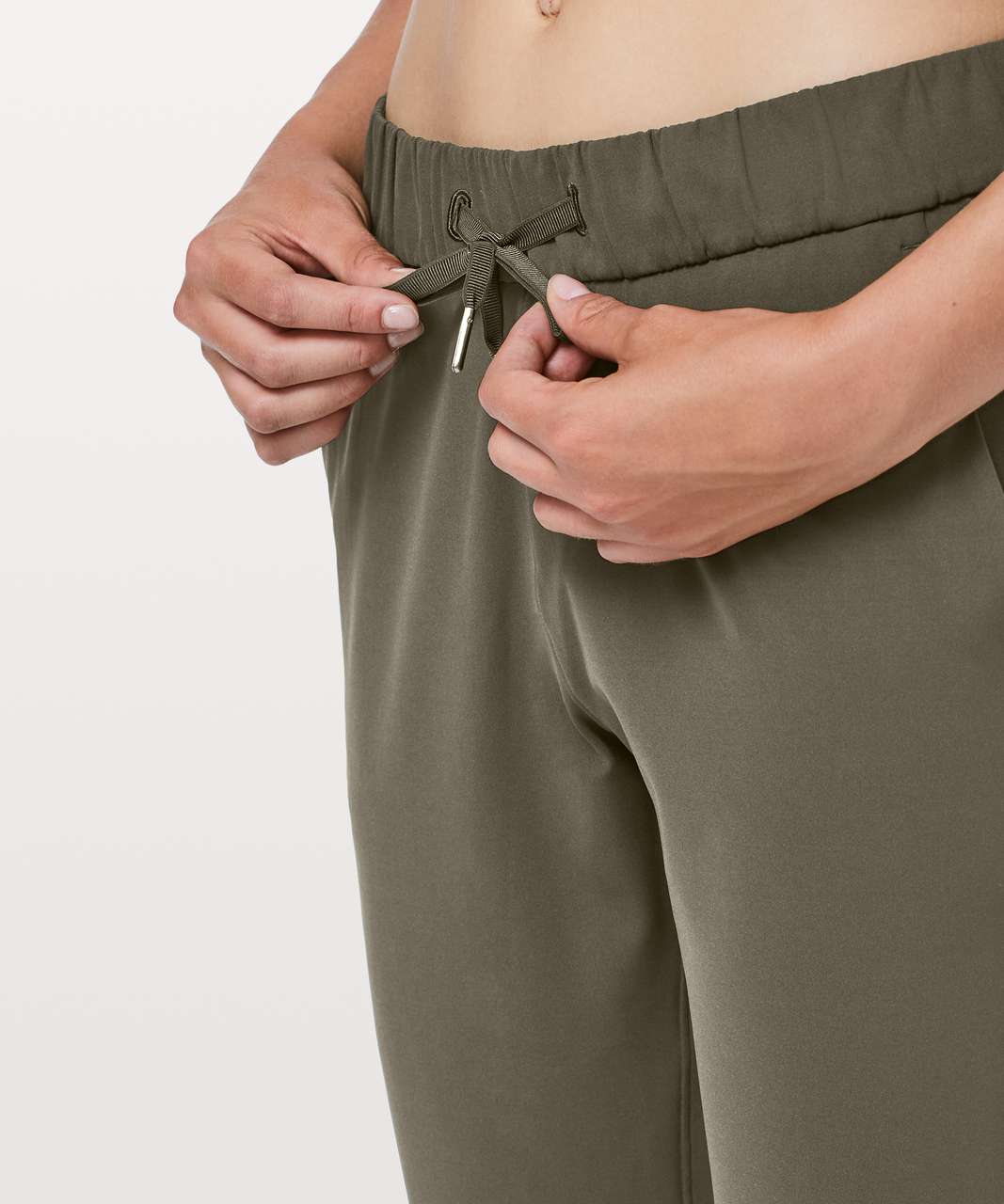 Lululemon On The Fly Pants Luxtreme Dk Olive Women's 8 Free